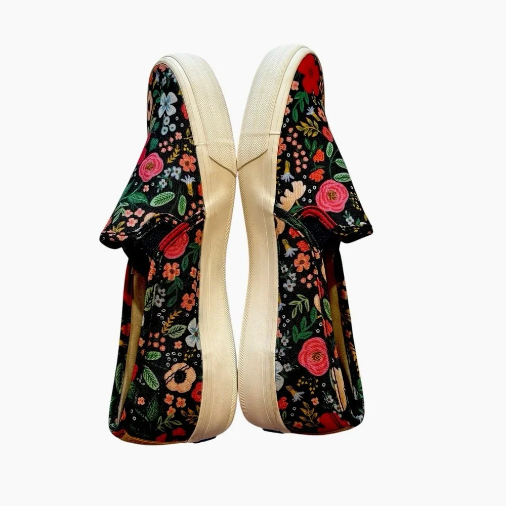 Keds Rifle Paper Co. Floral Triple Decker Slip On Sneakers Women's Size 7.5 Shoe